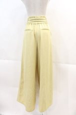 画像2: 【SALE】axes femme / ダブルベルトパンツ  イエロー I-24-11-24-116-AX-PA-HD-ZT392 (2)