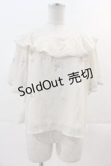 an another angelus / かすみ草総刺繍ブラウス  アイボリー I-24-11-24-004-CA-TO-HD-ZI