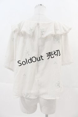 画像2: an another angelus / かすみ草総刺繍ブラウス  アイボリー I-24-11-24-004-CA-TO-HD-ZI
