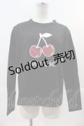 MILK / Cherry L.S. Tee  ブラック I-24-11-24-041-ML-TS-HD-ZI
