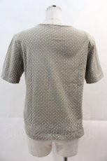 画像2: 【SALE】INGEBORG / リボン&ドット半袖カットソー  グレー I-24-11-27-037-LO-TO-HD-ZT368 (2)