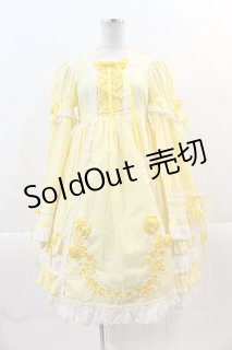 BABY 巻きバラドールワンピース イエロー BABY,THE STARS SHINE BRIGHT / ギンガムチェック巻きバラドール
