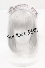 BABY,THE STARS SHINE BRIGHT / Little Girlish Sweet Ribbonカチューシャ  白Ｘ青 I-24-12-01-113-BA-AC-HD-ZI