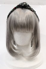 画像2: LOLITAその他(お買取対象外) / HAT ヘアバンド  黒Ｘ緑Ｘ赤Ｘ白 I-24-12-01-120-LO-AC-HD-ZT639-F003 (2)