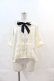 画像1: Amavel / 赤ずきんモチーフ刺繍入り　配色リボンタイ付ブラウス  アイボリー I-24-12-01-002-CA-BL-HD-ZT162 (1)