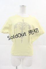 Rozen Kavalier / スタッズ半袖Tシャツ  イエロー I-24-12-02-019-OO-TS-HD-ZI