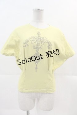 画像1: Rozen Kavalier / スタッズ半袖Tシャツ  イエロー I-24-12-02-019-OO-TS-HD-ZI