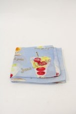 画像1: 【SALE】Jane Marple / Gelee de Fruits//スカーフ  サックス I-24-12-05-125-JM-ZA-HD-ZTK015 (1)