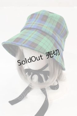 画像1: Physical Drop / タータンチェックハット  グリーンチェック I-24-12-05-089-LO-AC-HD-ZT-K011