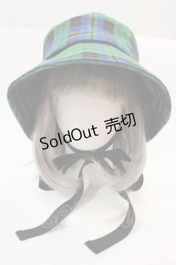 画像2: Physical Drop / タータンチェックハット  グリーンチェック I-24-12-05-089-LO-AC-HD-ZT-K011