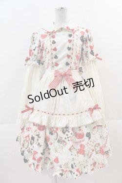 画像1: metamorphose / Wonder Card Aliceワンピース  アイボリー I-24-12-07-051-ME-OP-HD-ZI