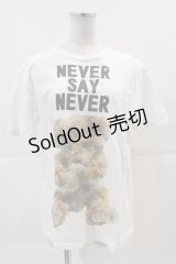 MILKBOY / NEVER SAY NEVER TEE  白ＸブラウンＸ黒 I-24-12-07-014-MB-TO-HD-ZI