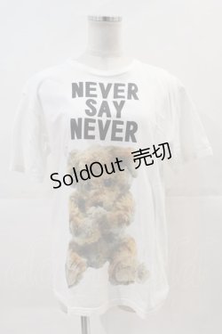 画像1: MILKBOY / NEVER SAY NEVER TEE  白ＸブラウンＸ黒 I-24-12-07-014-MB-TO-HD-ZI