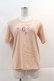 画像1: KANEKO ISAO / ロゴブーケTシャツ  ピンク I-24-12-07-029-EL-TO-HD-ZT367 (1)