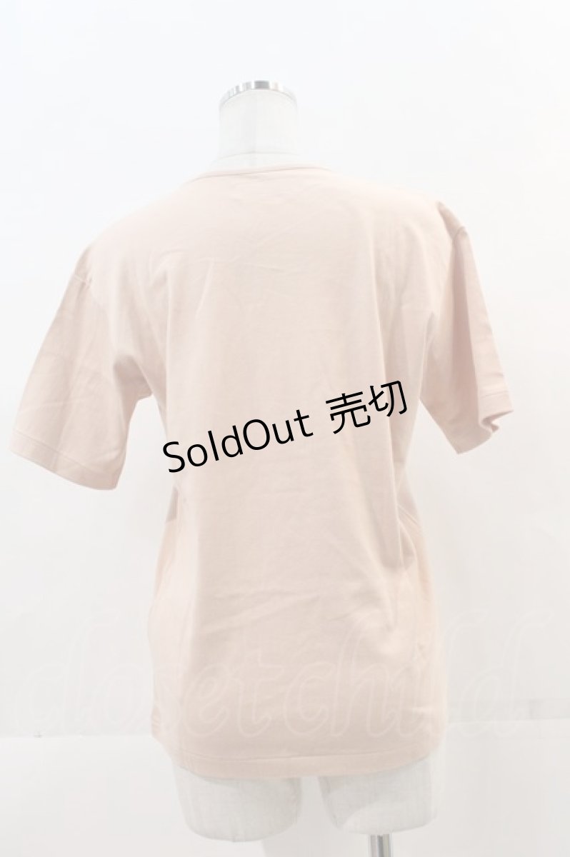 画像2: 【SALE】KANEKO ISAO / ロゴブーケTシャツ  ピンク I-24-12-07-029-EL-TO-HD-ZT367 (2)