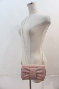 Maison de FLEUR / パールチェーンリボンポシェット  ピンク I-24-12-09-089-LO-BG-HD-ZT-K012