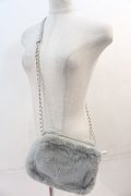 MILK / ファーショルダーBAG  シルバー I-24-12-09-095-ML-BG-HD-ZT-K010