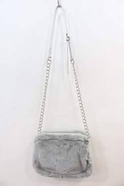 画像2: MILK / ファーショルダーBAG  シルバー I-24-12-09-095-ML-BG-HD-ZT-K010