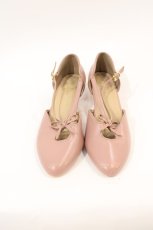 画像2: 【SALE】an another angelus / プチリボンセパレートパンプス L ピンク I-24-12-09-118-CA-SH-HD-ZTK017 (2)
