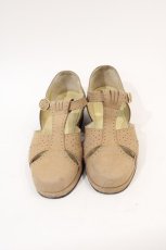画像2: 【SALE】PINK HOUSE / パンチングベルトシューズ 約22.5〜23CM(内側採寸) ベージュ I-24-12-09-122-LO-SH-HD-ZTK014 (2)