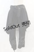 PEACE NOW / フラップ付きパンツ  ブラック I-24-12-13-104-PU-PA-HD-ZI