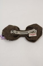 画像2: 【SALE】Emily Temple cute / HAT チューリップリボンバレッタ  ブラウン I-24-12-15-097-ET-AC-HD-ZT437-F006 (2)