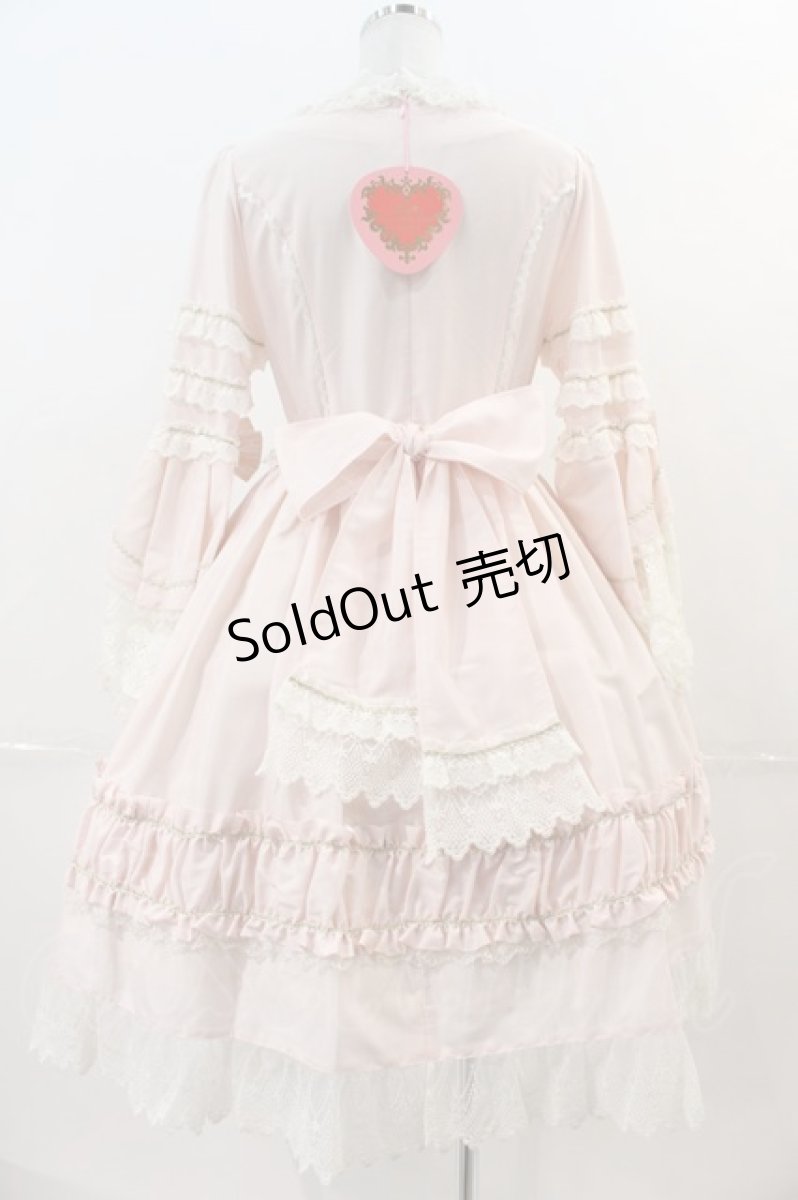 画像2: BABY,THE STARS SHINE BRIGHT / Marie Antoinette Rococoワンピース  ピンク I-24-12-15-022-BA-OP-HD-ZI (2)