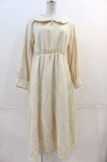 画像1: 【SALE】LEBECCA boutique / ウエストライン長袖ワンピース  アイボリー I-24-12-18-051-EL-OP-HD-ZT447 (1)