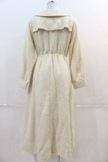 画像2: 【SALE】LEBECCA boutique / ウエストライン長袖ワンピース  アイボリー I-24-12-18-051-EL-OP-HD-ZT447 (2)