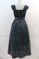 画像2: 【SALE】LEBECCA boutique / コーデュロイ風ジャンパースカート  グリーン I-24-12-18-060-EL-OP-HD-ZT228 (2)