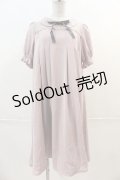 axes femme POETIQUE / メッセージリボンＡラインワンピース M ピンク I-24-12-18-079-AX-OP-SZ-OS