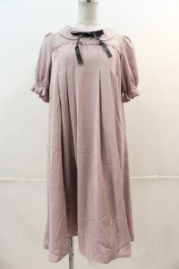 axes femme POETIQUE / メッセージリボンＡラインワンピース M ピンク I-24-12-18-079-AX-OP-SZ-OS