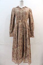 画像1: 【SALE】LEBECCA boutique / 打ち開きにいくワンピース  ブラウン I-24-12-18-042-EL-OP-HD-ZT448 (1)