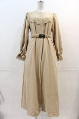 LEBECCA boutique / 磨かれていくワンピース  ブラウン I-24-12-18-048-EL-OP-HD-ZI