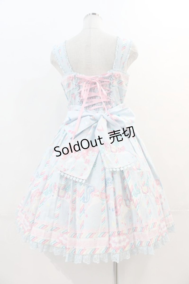 画像2: Angelic Pretty / Sugary Carnivalジャンパースカート  サックス I-24-12-20-052-AP-OP-HD-ZI (2)