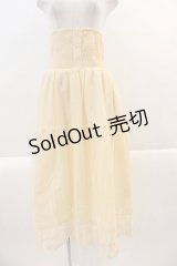 axes femme POETIQUE / シャーリングレースキャミワンピース  イエロー I-24-12-22-062-AX-OP-HD-ZI