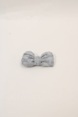 Emily Temple cute / HAT ミニリボンバレッタ  サックス I-24-12-22-110-ET-AC-HD-ZT437