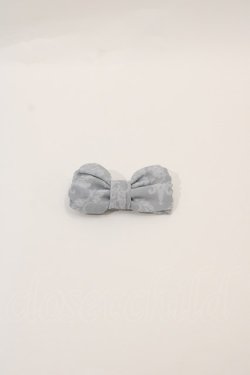 画像1: Emily Temple cute / HAT ミニリボンバレッタ  サックス I-24-12-22-110-ET-AC-HD-ZT437