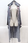 Ozz oneste / タッセルモチーフ着物袖カーディガン  サックス I-24-12-22-036-OO-TO-HD-ZS
