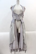 画像1: Ozz oneste / タッセルチャイナロングベスト  ピンクＸグレー I-24-12-22-039-OO-JA-HD-ZS (1)