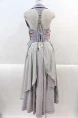 画像2: Ozz oneste / タッセルチャイナロングベスト  ピンクＸグレー I-24-12-22-039-OO-JA-HD-ZS (2)