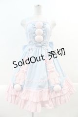 Angelic Pretty / なかよしバニージャンパースカート  サックスＸピンク I-24-12-27-065-AP-OP-HD-ZI