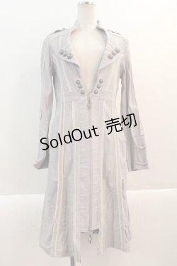 画像1: Rozen Kavalier / ナポレオン風襟ワンピース  グレー I-24-12-27-082-OO-OP-HD-ZI