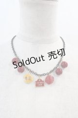 Q-pot. / クロワッサン ウィズ チェリージャム ネックレス  赤ＸAGD I-24-12-27-112-QP-AC-HD-ZI