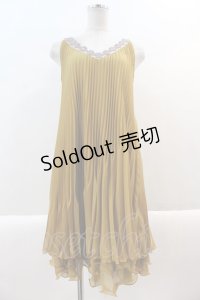 axes femme / パーティードレス M イエロー I-25-01-10-055-AX-OP-SZ-ZT379