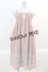 axes femme / 小花プリント2wayワンピース M アワピンク I-25-01-10-059-AX-OP-SZ-ZT041