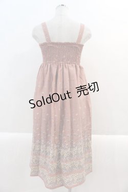 画像2: axes femme / 小花プリント2wayワンピース M アワピンク I-25-01-10-059-AX-OP-SZ-ZT041