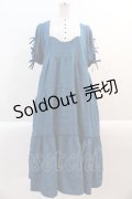 axes femme / トロワリュバンティアードワンピース F ブルーグリーン I-25-01-10-088-AX-OP-SZ-ZT379
