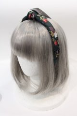 axes femme / フルーツ柄カチューシャ  グリーン I-25-01-13-001-AX-AC-HD-ZI