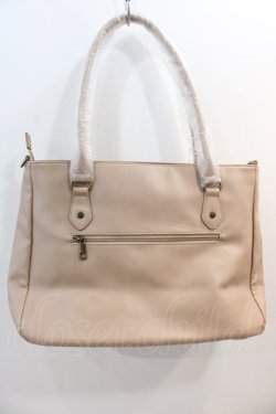 画像2: axes femme / ブーケ刺繍配色デザイントート  ベージュ I-25-01-13-051-AX-BG-HD-ZT-K010